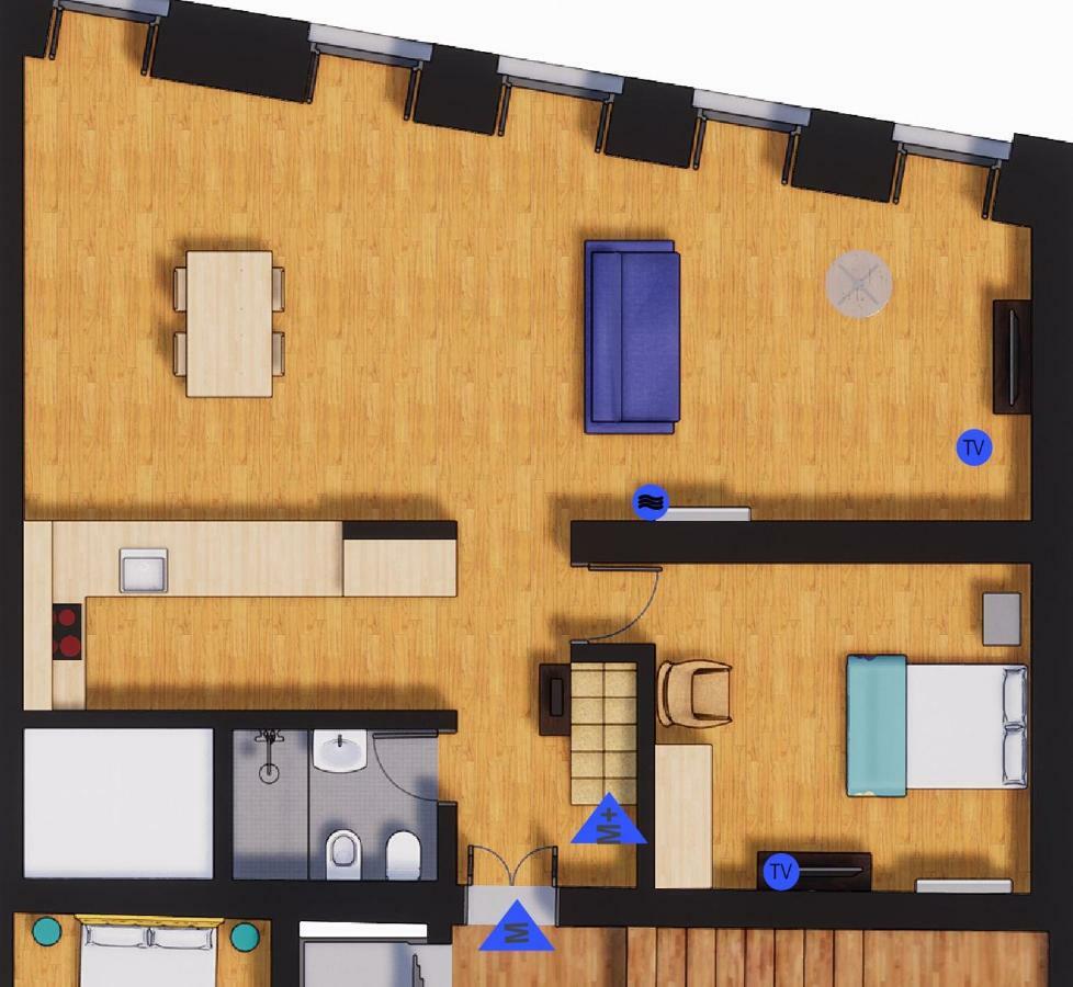 Apa M - Loft Guesthouse Jardim Das Maes Charming 维塞乌 外观 照片